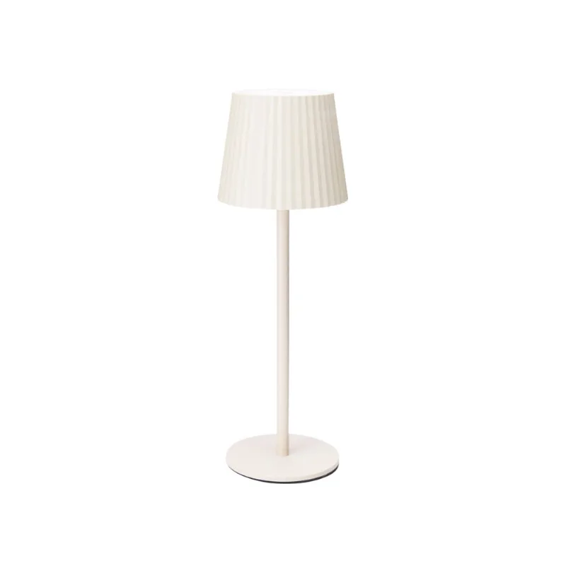 Luminária De Mesa Creme Anc000840 Hasiera 9 X 27 Cm
