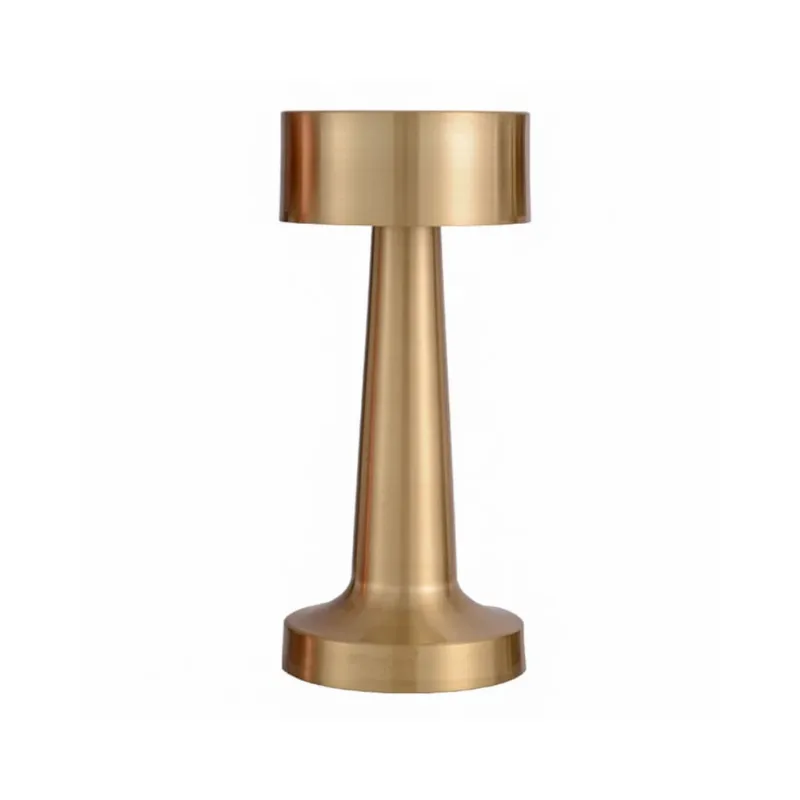 Luminária De Mesa Dourado Anc001010 Hasiera 8 X 21 Cm
