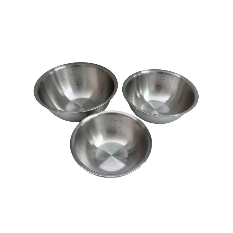 Conjunto Tigelas Inox 3 Peças Member's Mark Conjunto Tigelas Inox 3 Peças MM - Food Service