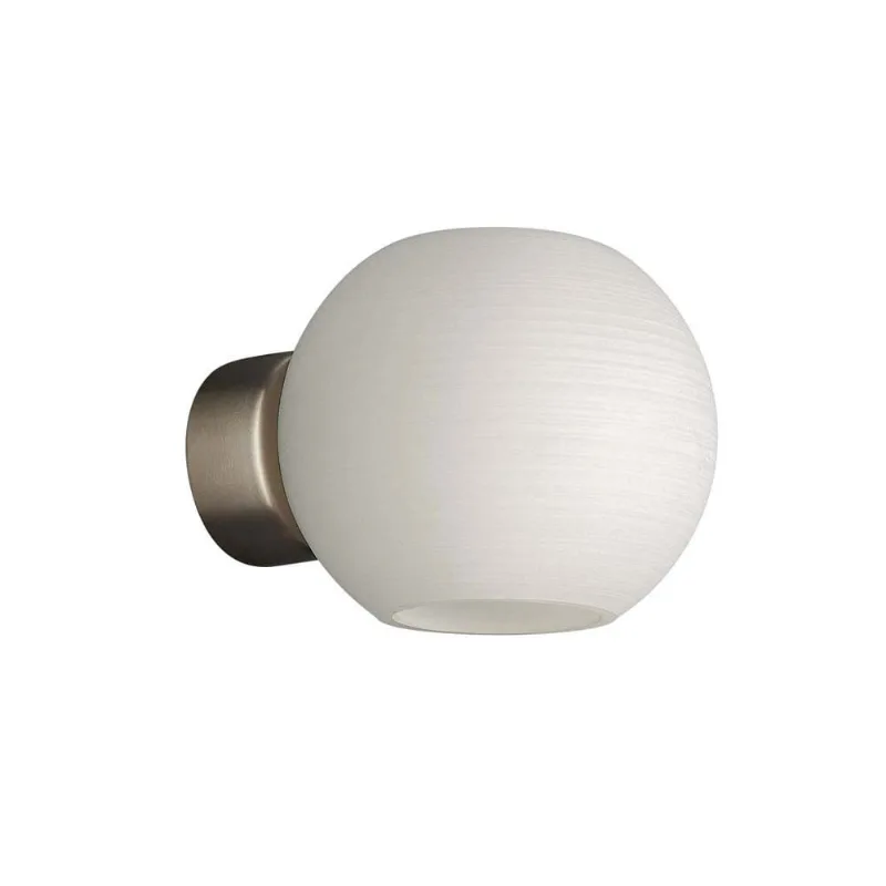 Arandela de metal e vidro Chamonix bivolt 60W branca Philips