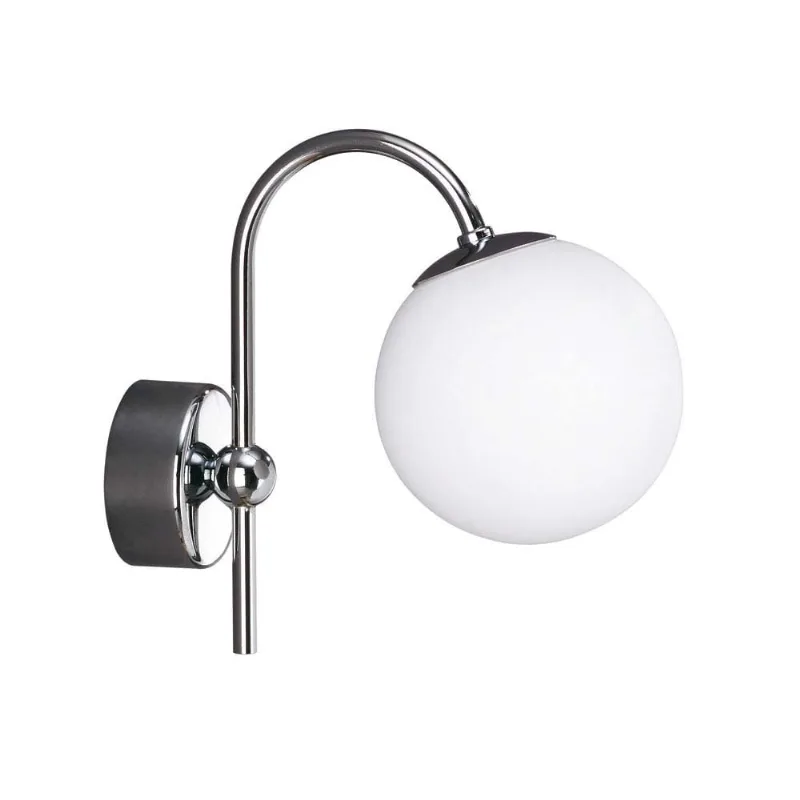 Arandela de metal e vidro para lâmpada G9 Vitória bivolt 40W Philips