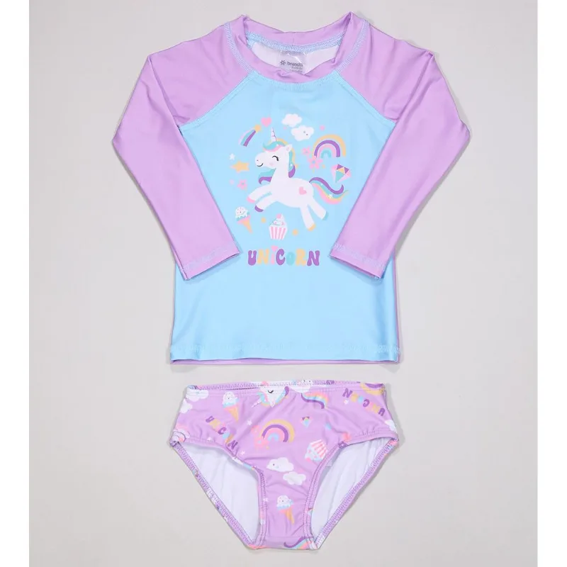 Sunkini Unicórnio - 26382 De 1 a 3 anos Lilas - 2