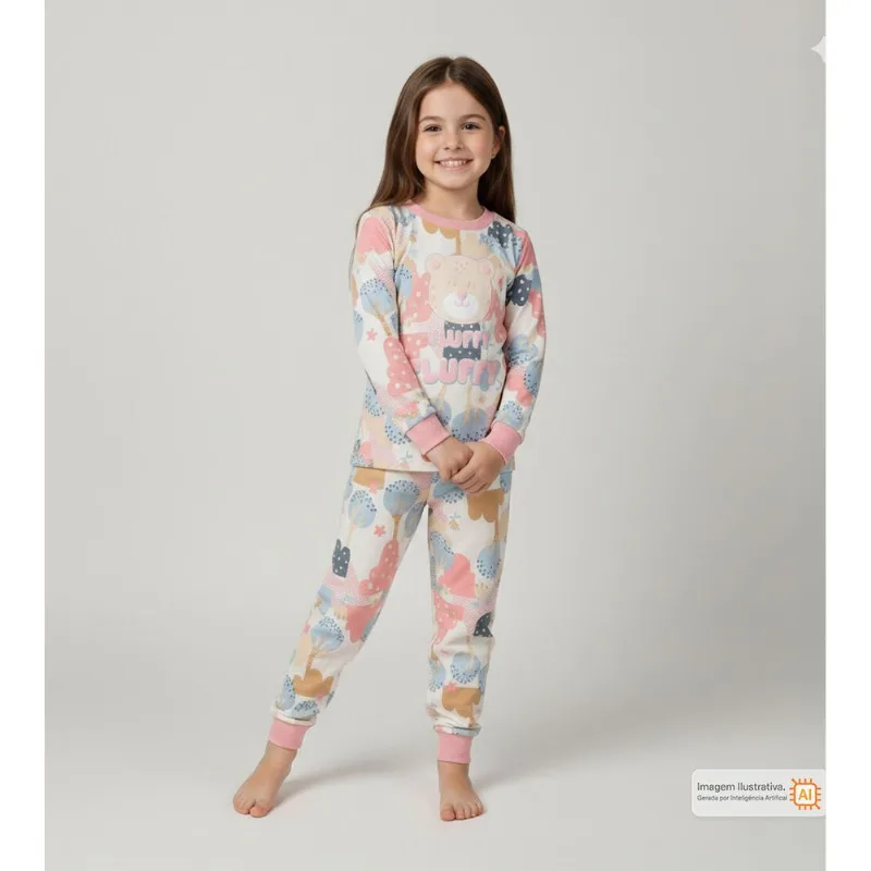 Pijama Fofinha Cru - 8