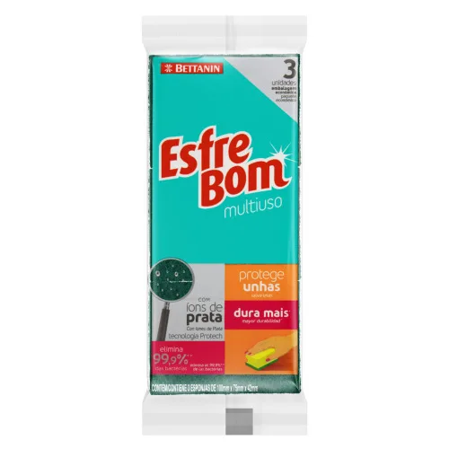Esponja Bettanin Protege Unhas 452 C/03 - ESFREBOM