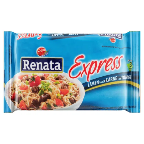 Macarrão Instantâneo Lámen Carne Com Tomate Renata Express Pacote 85g - RENATA