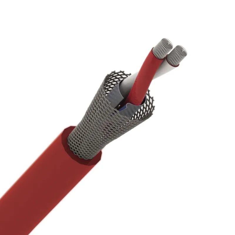 Cabo de Microfone Santo Angelo SC-20 Balanceado Vermelho 100 Metros