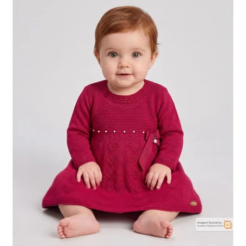 Vestido Corações Vermelho - M