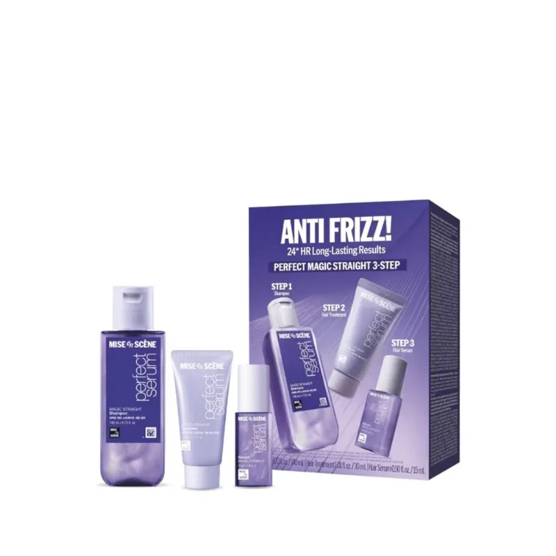 Kit Mise en Scène Anti Frizz Perfect Magic Straight (3 Produtos) Kit Mise en Scène Anti Frizz Perfect Magic (3 Produtos)