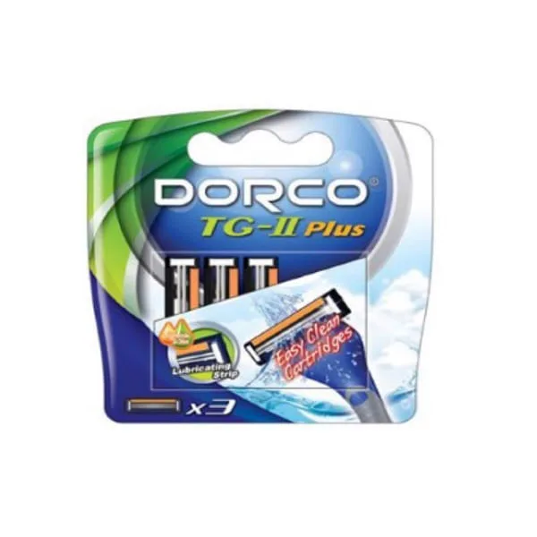 Lâmina Dorco TG-II 3 Cartelas para Aparelho de Barbear - Dorco Cargas E Laminas - Higiene Pessoal