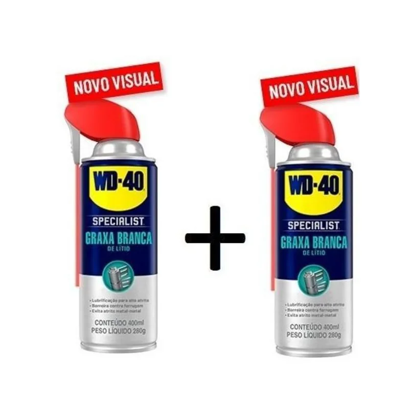 Wd-40 Specialist Spray Graxa Branca De Lítio 420ml 2 Un