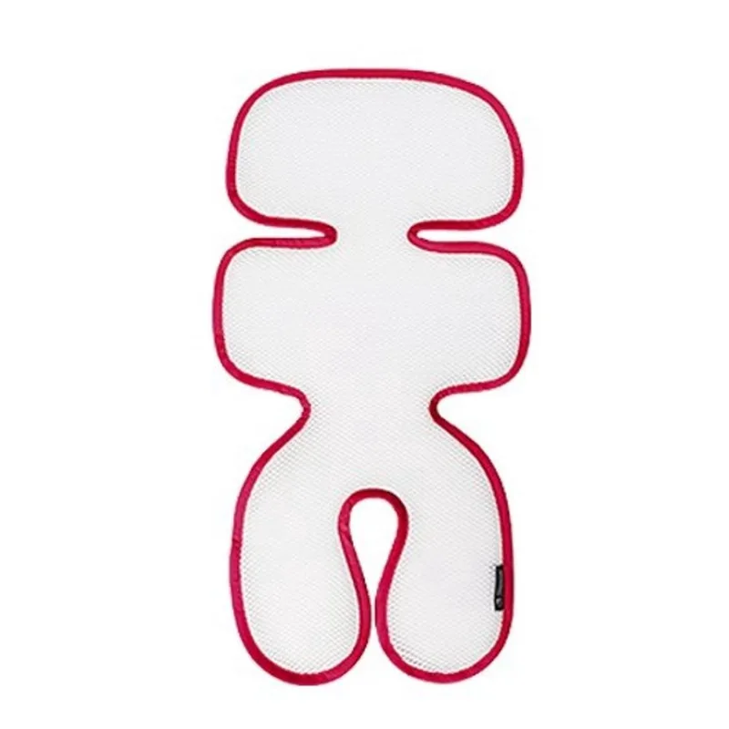 Manito Breath Original 3D Malha Seat Pad/Almofada/Forro para carrinho e assento de carro, vermelho, 1 contagem