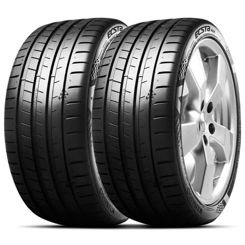 Kit 2 Pneu Aro 19 Kumho 245/40r19 98y Ecsta Ps91