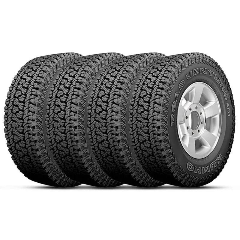 Kit 4 Pneu Aro 16 Kumho 235/85r16 120/116r Road Venture