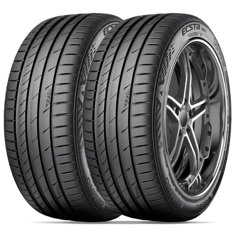 Kit 2 Pneu Aro 18 245/40R18 Kumho 97Y tl Ecsta PS71