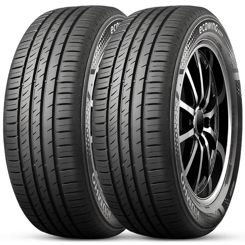 Kit 2 Pneu Aro 17 225/45R17 Kumho 91W tl Ecowing ES31