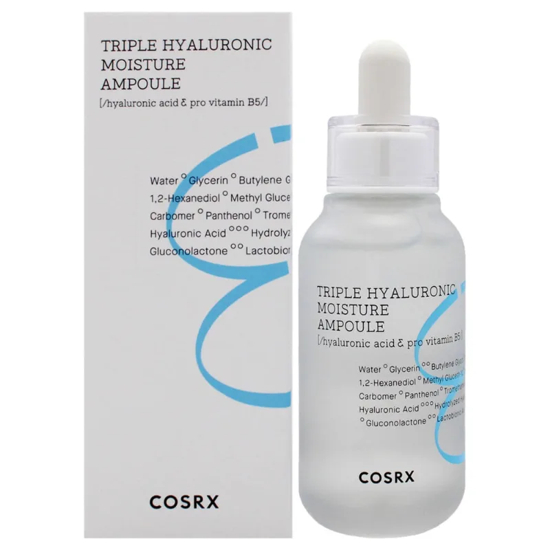 Ampola hialurônica tripla Cosrx Hydrium Serum 40mL de umidade