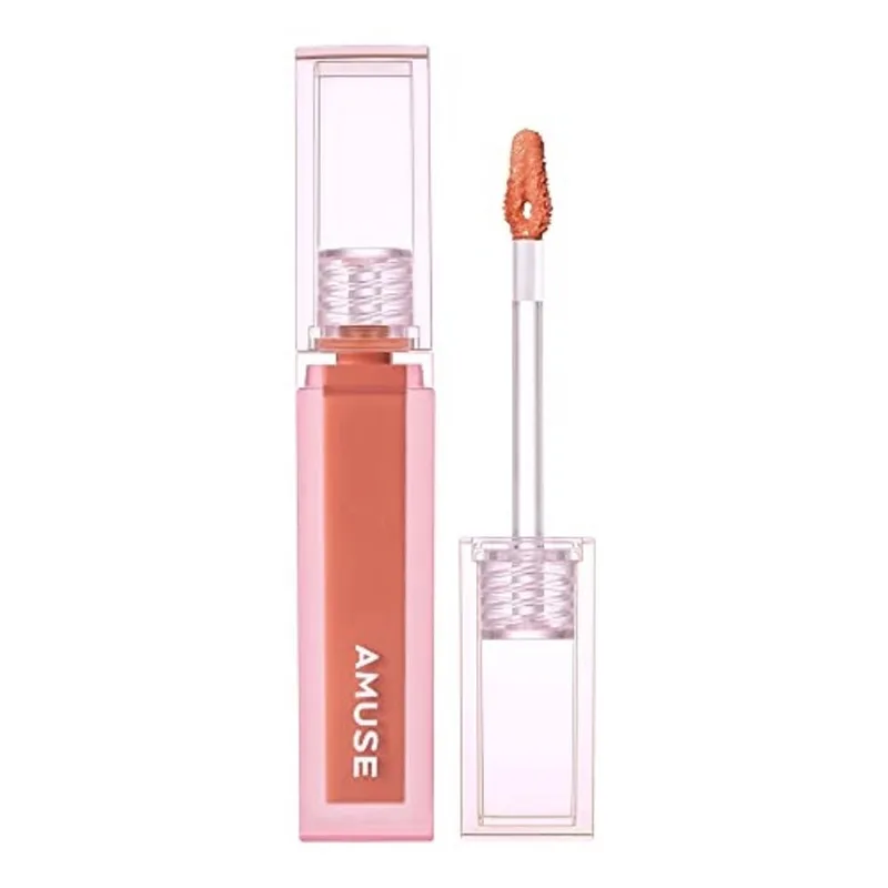 Amuse official dew tint amuse, Produto Genuíno, Cosméticos Coreanos, Maquiagem, Batom, Tonalidade, Brilhante, Vegano (09 seul soul)