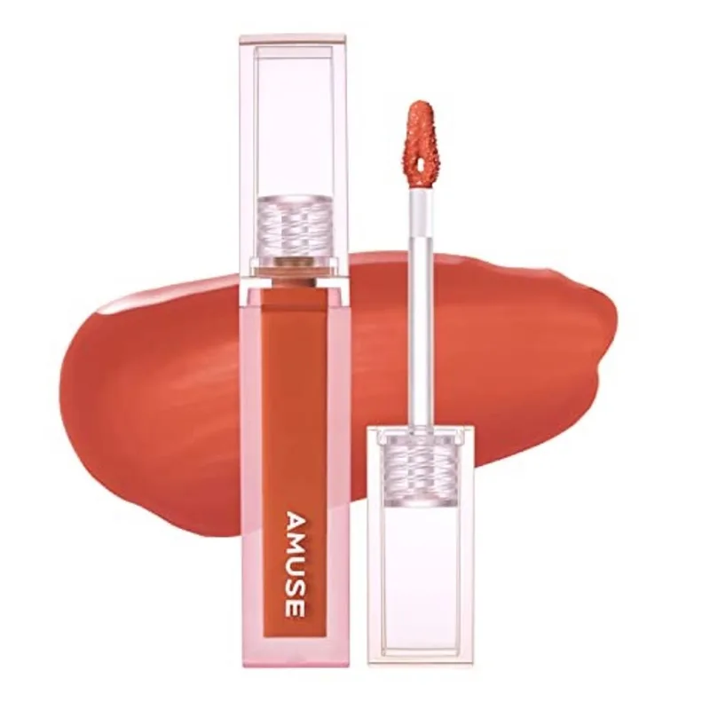 Amuse official dew tint, Produto Genuíno, Cosmético Coreano, Maquilhagem, Batom, Tonalidade, Brilhante, Vegano (10 achim fig)