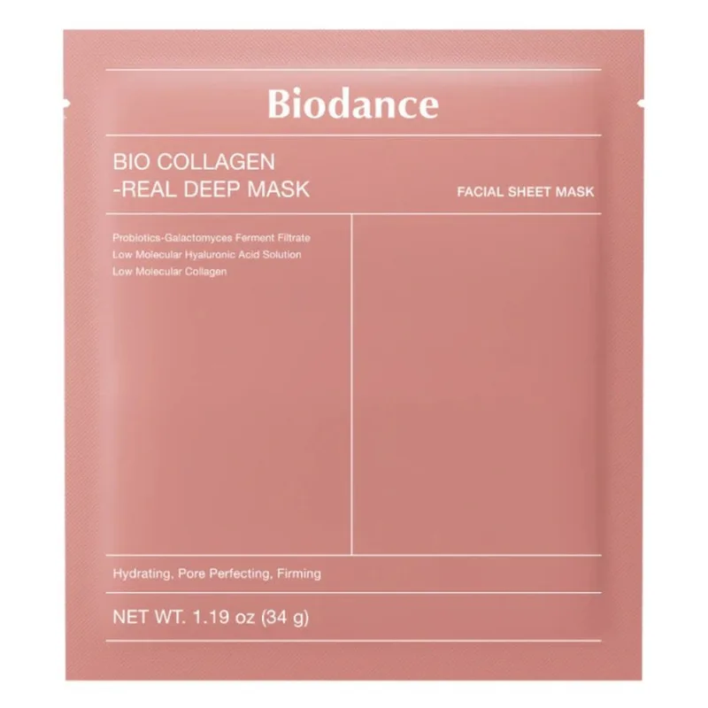 Máscara Facial Coreana Biodance Bio Collagen Real Deep Mask 34g 1 Unidade