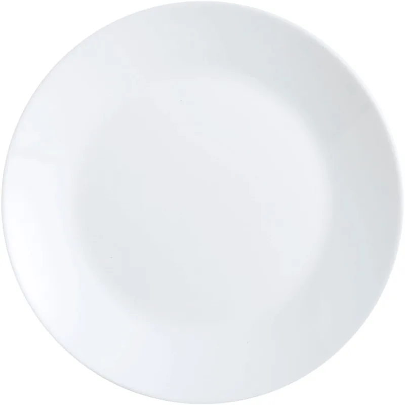 Prato Raso Arcopal Zelie Vidro Temperado Branco 6 Peças - Arcopal - Utilidades Domesticas