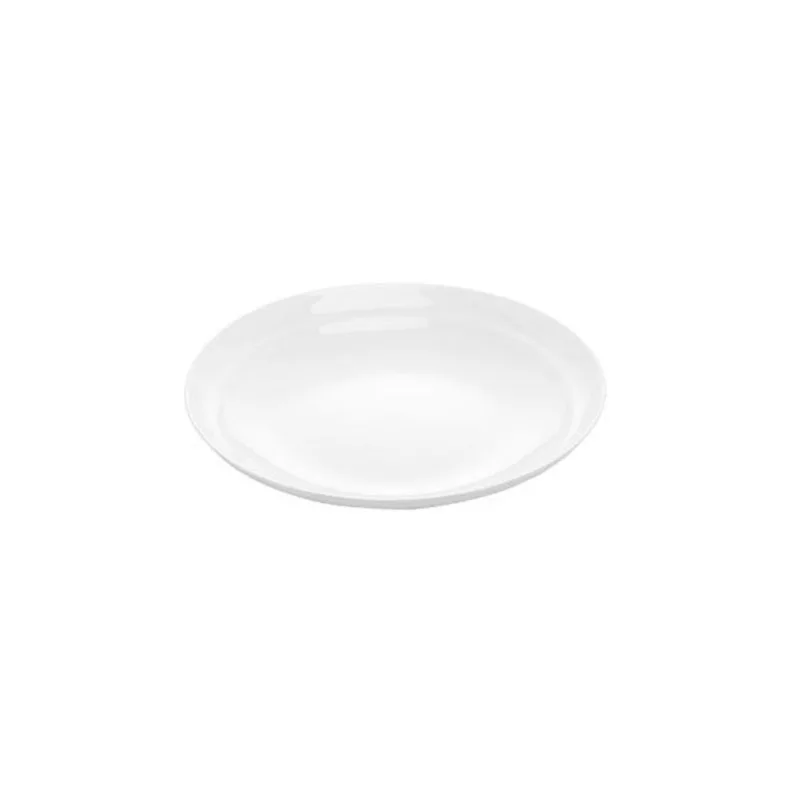 Prato Fundo Vidro Temperado Lyor 20cm Branco