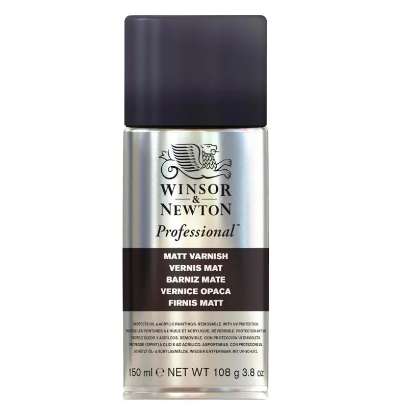 Verniz Fosco Matt Winsor &amp; Newton Spray 150ml