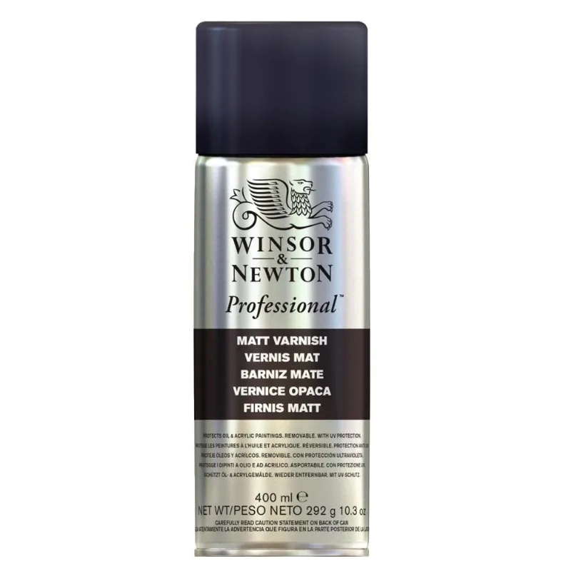 Verniz Fosco Matt Winsor &amp; Newton Spray 400ml