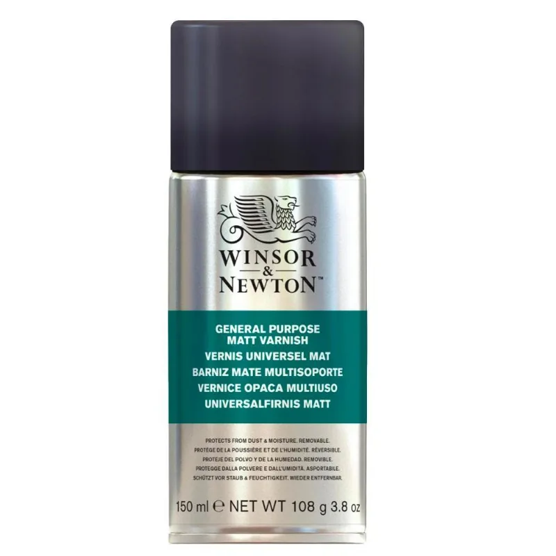 Verniz Fosco Multiuso Matt Winsor &amp; Newton Spray 150ml