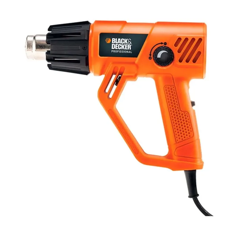 Soprador Térmico Black & Decker HG2000K 1800W 110V com Maleta e 5 Acessórios - Black  Decker - Ferramentas