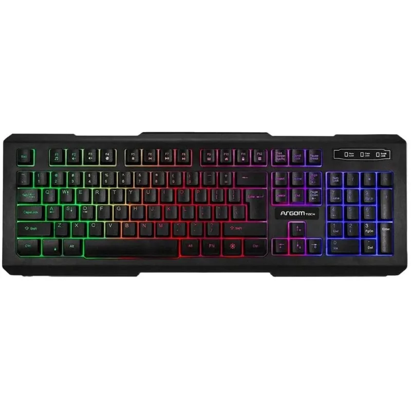 Teclado Argom USB Combat Gaming ARG-KB-2055BK (MP)