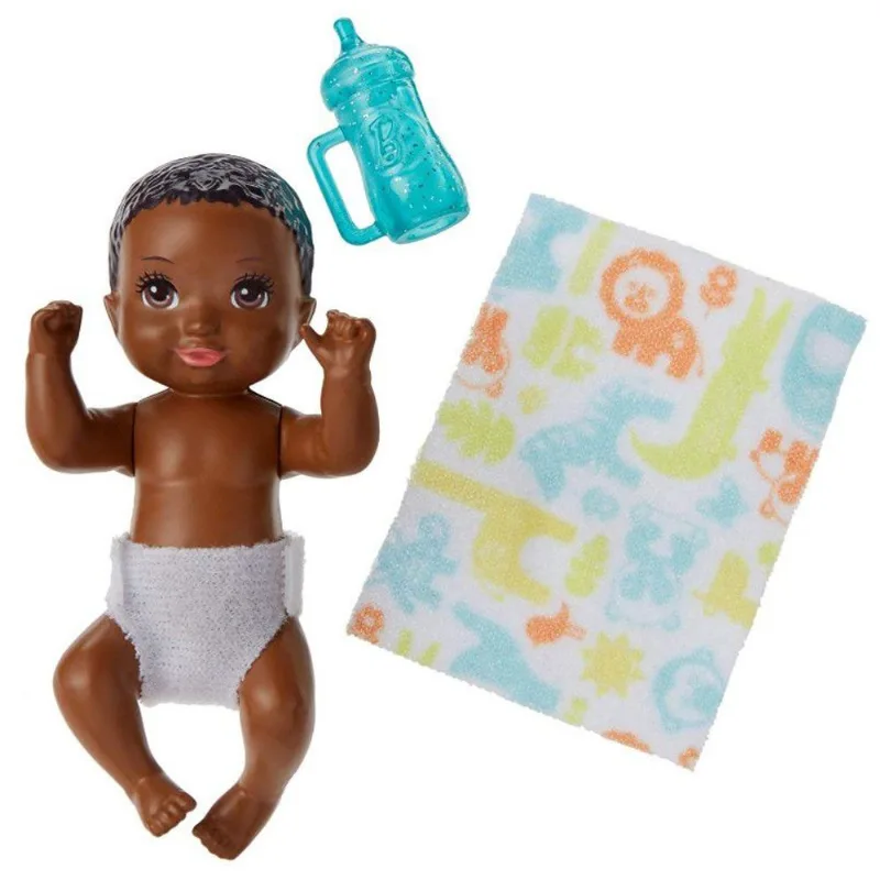 Barbie Skipper Babysitters Conjunto para Dormir Bebê Moreno - Mattel