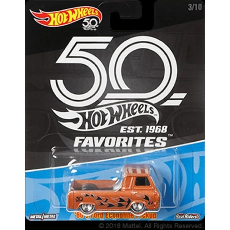 Hot Wheels 50 Anos 60 Ford Econoline Pickup Original 1magnus Laranja