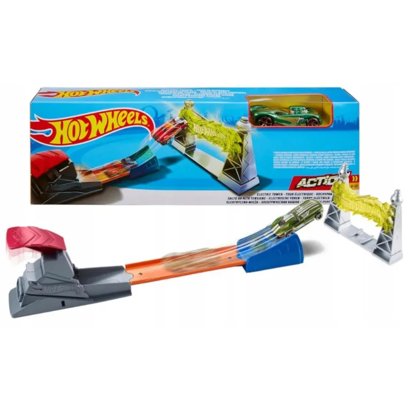 Hot Wheels Pista Torre Elétrica Fth80 - Mattel Fth79
