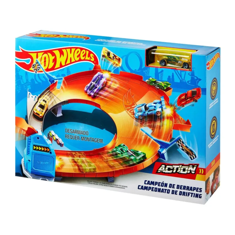 Pista Campeonato Hot Wheels GBF81 - Hot Wheels - Brinquedos