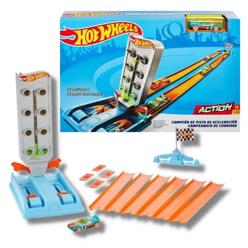 Brinquedo Pista Hot Wheels - Pack Pista de Velocidade Mattel