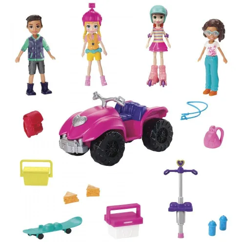 POLLY POCKET DIVERSÃO COM OS AMIGOS GNH09 MATTEL - MATTEL