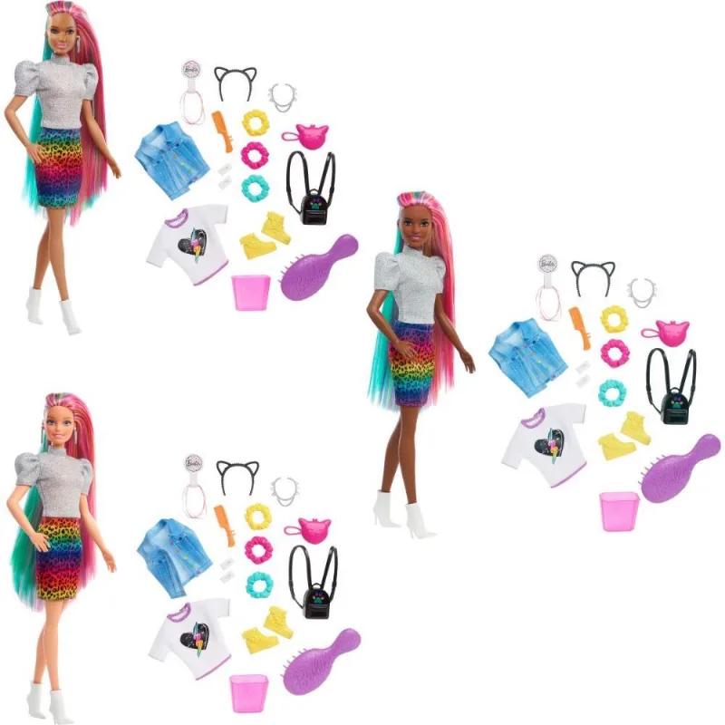 BARBIE FASHION BARBIE PENTEADO DE ONCINHA (S)