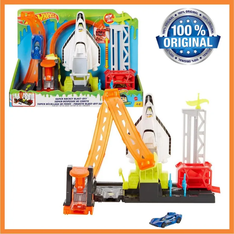 Hot Wheels Foguete Blast-Off Super GTT75 - Mattel FNB15