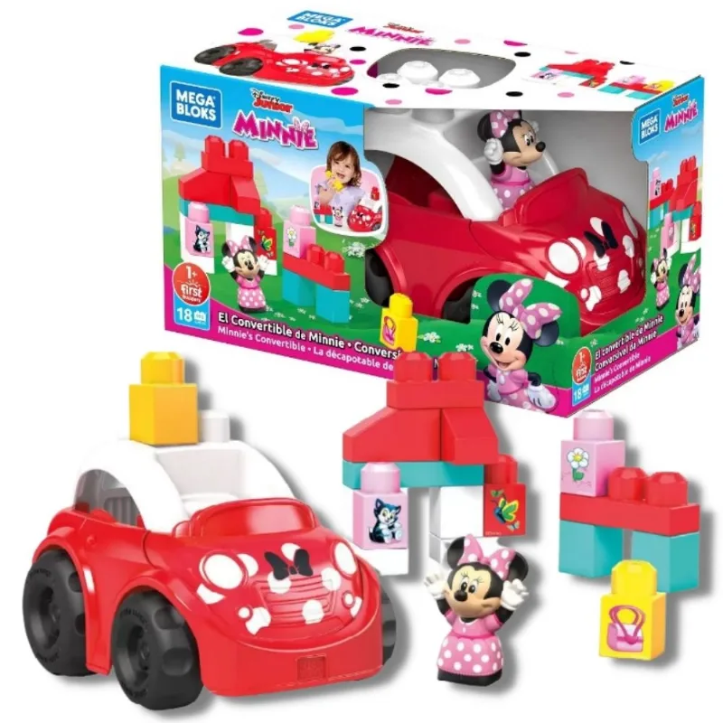 Mega Bloks Blocos de Montar Ônibus Escolar Da Minnie Mattel