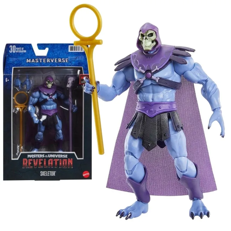 Boneco Esqueleto - He Man Revelation Figura Ação Motu Mattel - Mattel - Bonecos E Bonecas