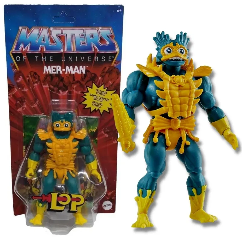 Boneco Aquático Mer Man - He Man Action 15 cm Masters Mattel