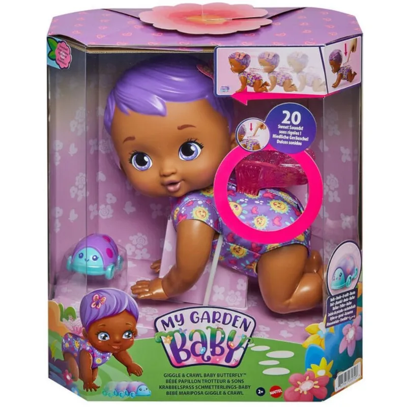 BONECA GARDEN BABY RIR E ENGATINHAR