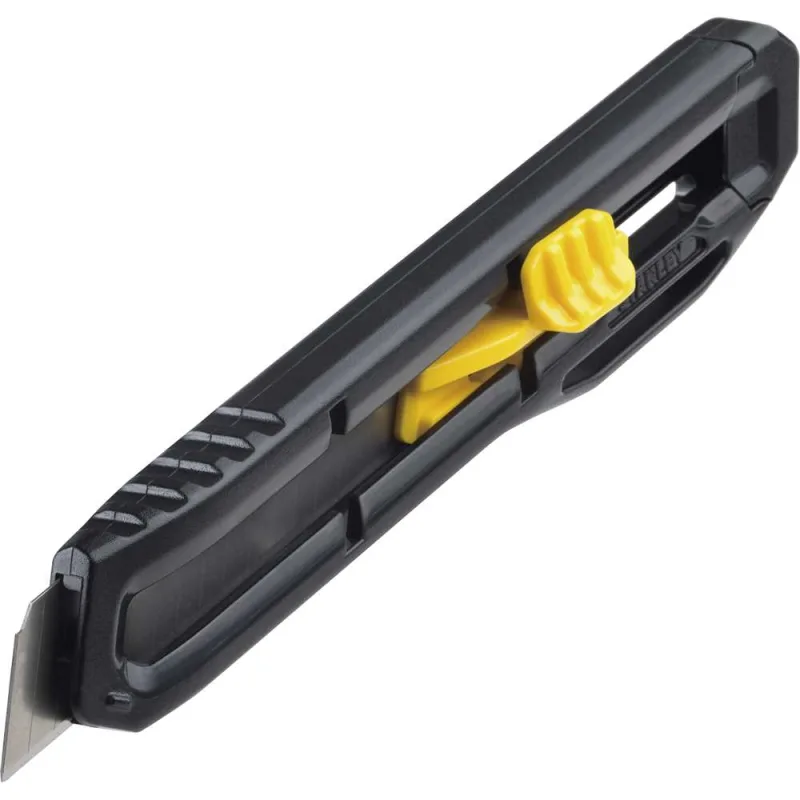 Estilete retrátil com trava automática 1 lâmina de 18mm STANLEY - STANLEY - Ferramentas Manuais