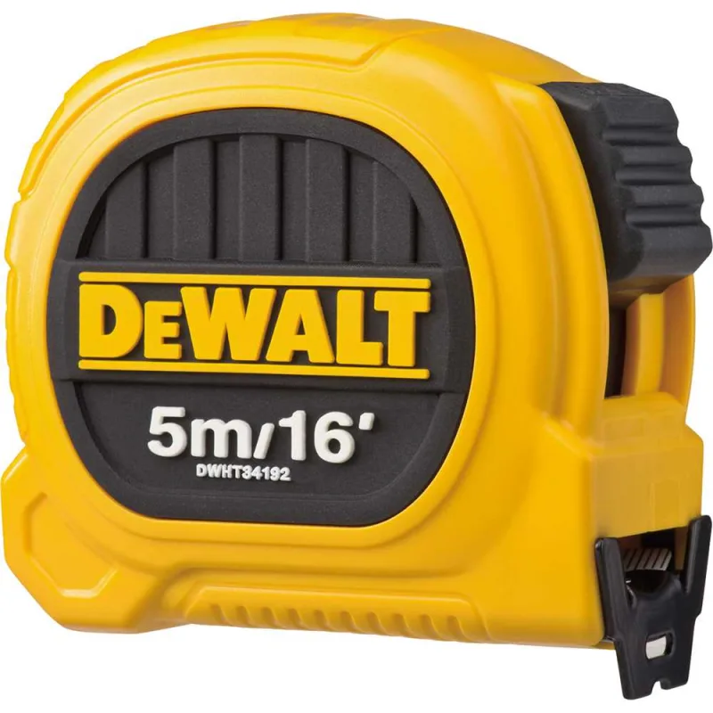 Trena curta de aço 5m x 25mm DWHT34192L DEWALT - DEWALT - Medição E Teste
