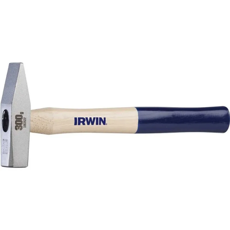 Martelo Pena Irwin 300 G Aço Carbono Forjado Cabo De Madeira Envernizado Para Carpintaria