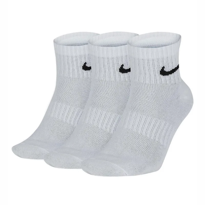 Meia Nike Everyday Lightweight Kit 3 Pares Branca SX7677-100.39/43