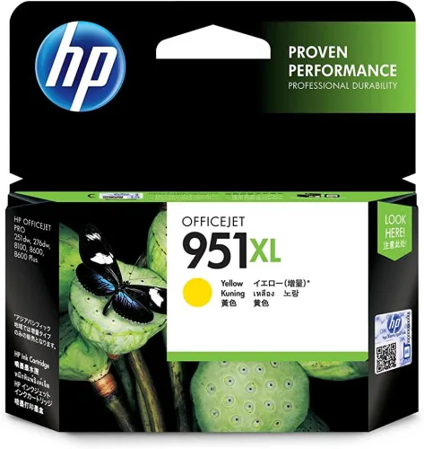 Hp 951xl Cn048al Amarelo - HP