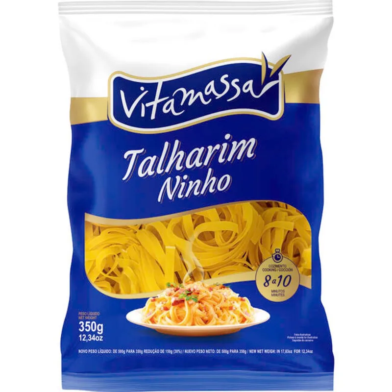 Macarrão Comum Vitamassa Talharim Ninho 350g