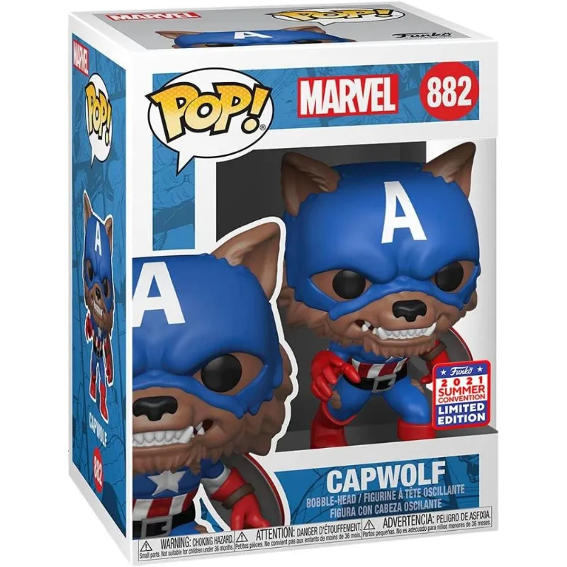 FUNKO POP! MARVEL CAPWOLF #882