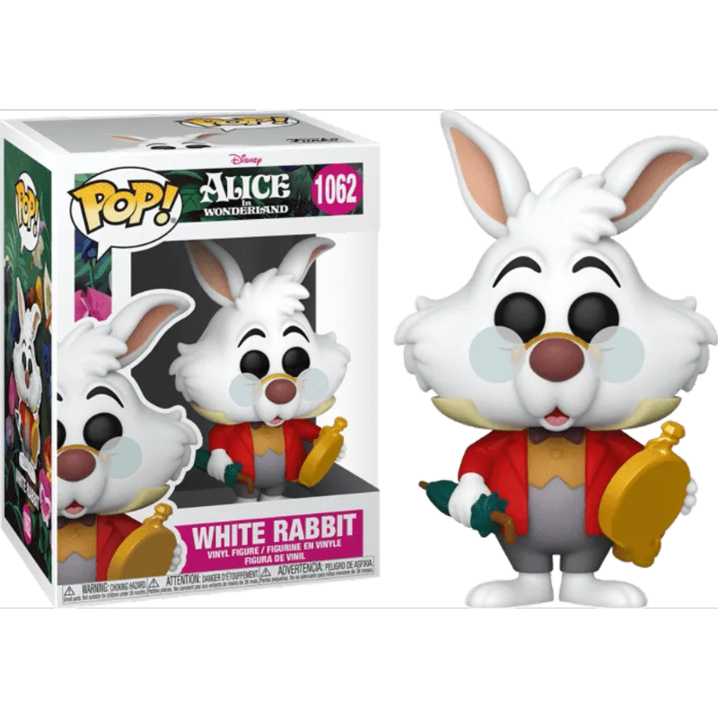 Funko Pop Alice in Wonderland White Rabbit with Watch 70th 1062 Funko